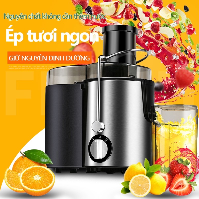 Máy ép nhanh Trái Cây Hoa Quả Rau Củ chậm hoa quả ép khởi động êm, điều chỉnh tốc độ Hạn bảo hành 12 tháng
