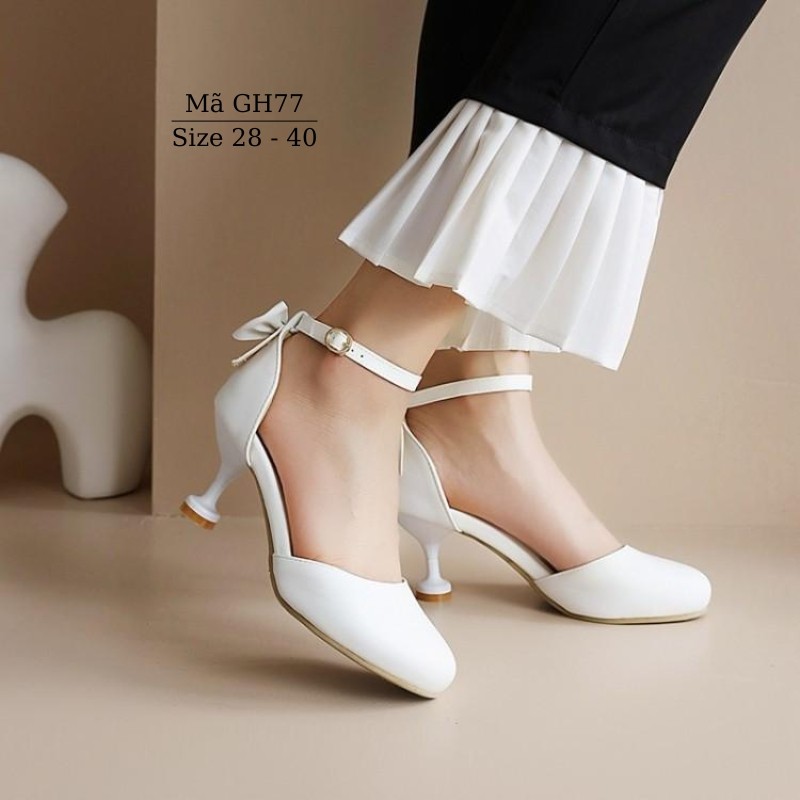 Giày cao gót bé gái cao 7 phân sành điệu mang đi tiệc đi chơi biểu diễn văn nghệ thời trang cho bé gái cho mẹ GH77