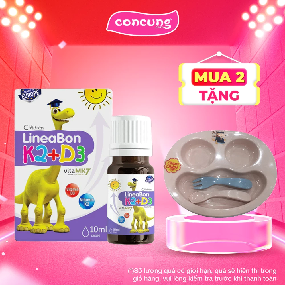 Vitamin giúp bé tăng chiều cao K2+D3 Lineabon