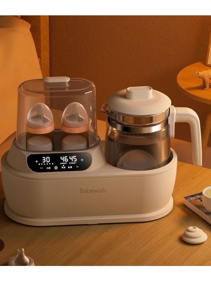 Máy Hâm Sữa Đa Năng - 6 In 1 - Tiệt Trùng Vi Khuẩn - Đun Nước Pha Sữa - Khử Clo - An Toàn Cho Bé
