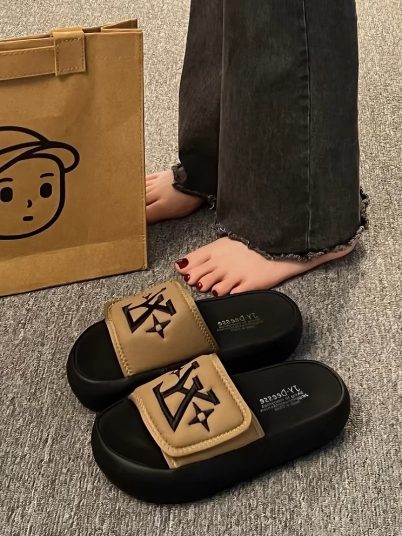 Dép nữ đế dày siêu HOT và đẹp dành cho nữ, thời trang mùa hè 2024 mới đi chơi đi biển DOZIMAX