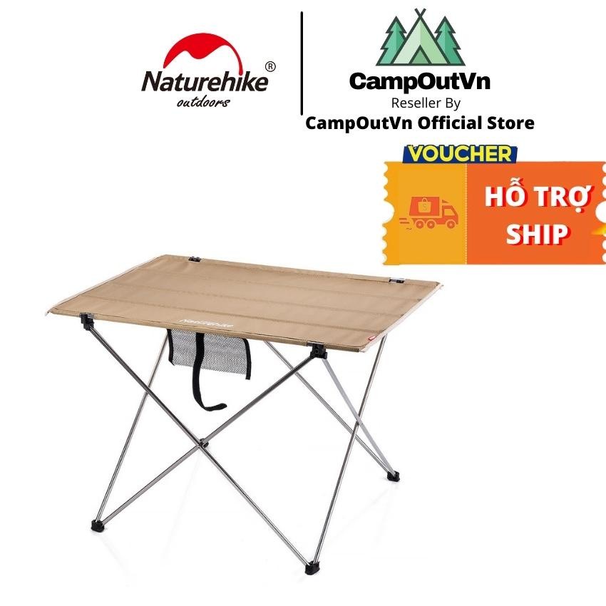 Naturehike bàn dã ngoại campoutvn du lịch dã ngoại khung nhôm mặt vải gọn nhẹ A203