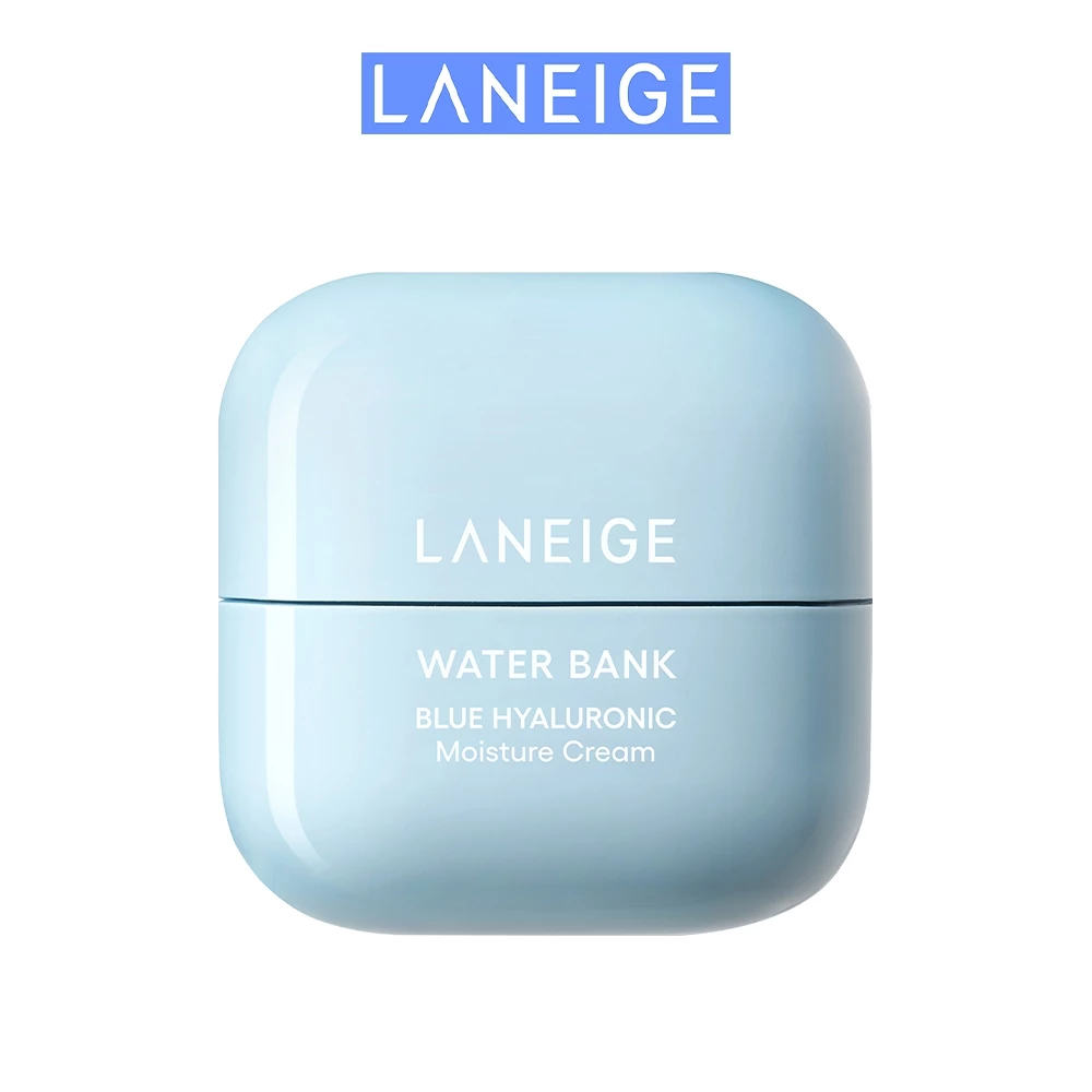 [Phiên Bản Cải Tiến] Kem Dưỡng Ẩm Laneige Water Bank Blue Hyaluronic Moisture Cream 50ml Da Khô Và Da thường