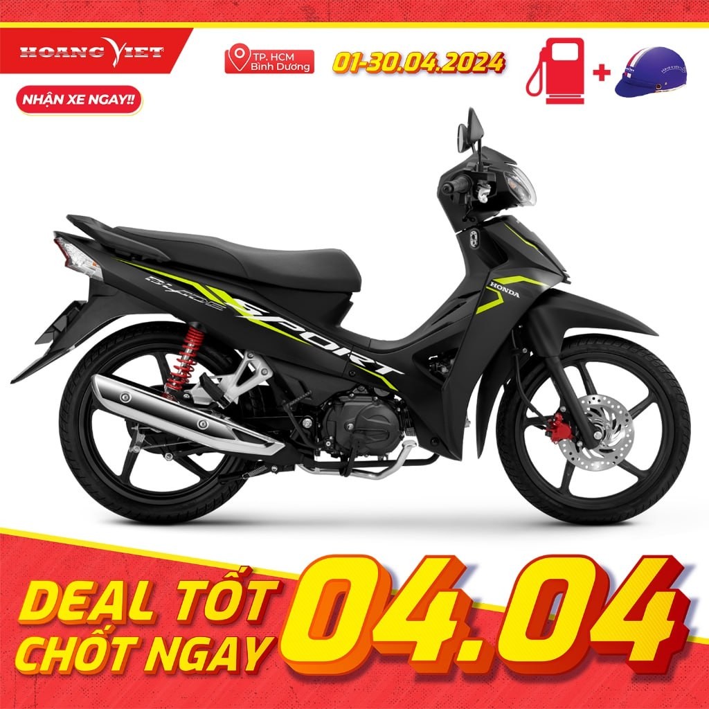 Xe Máy Honda BLADE 2023 - Phiên Bản Thể Thao (Mâm-Đĩa)