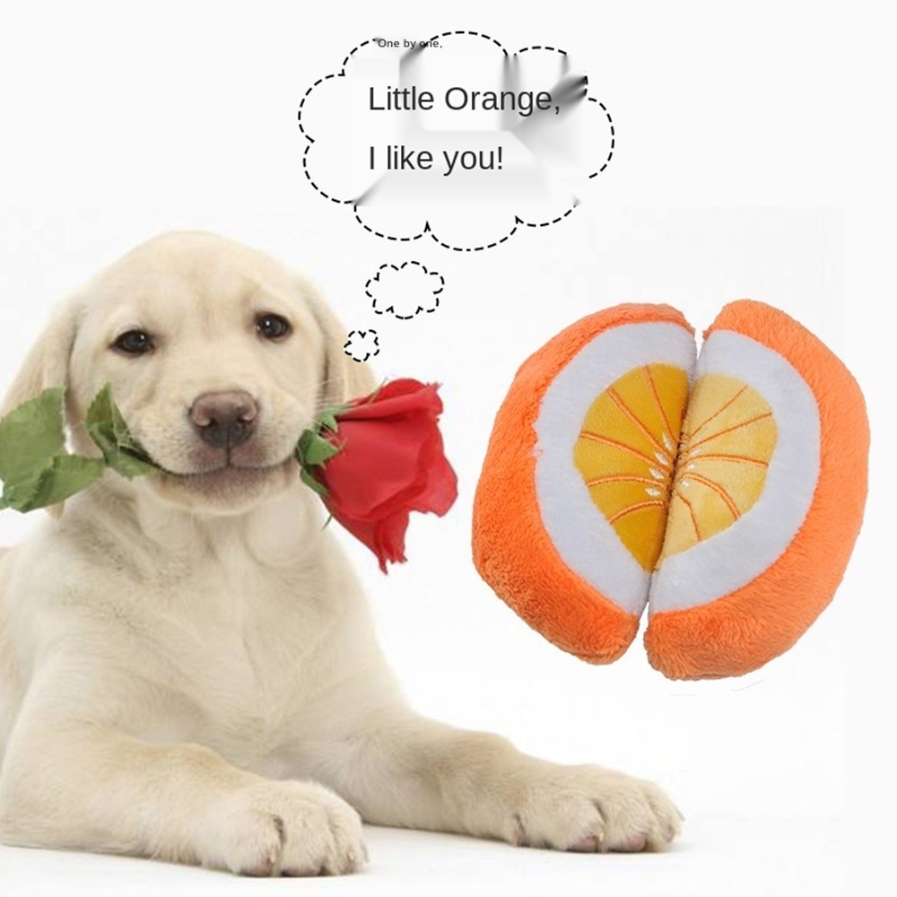 FASHYUNER Đồ chơi nhai gặm nhồi bông mềm mại ngộ nghĩnh có âm thanh dành cho thú cưng