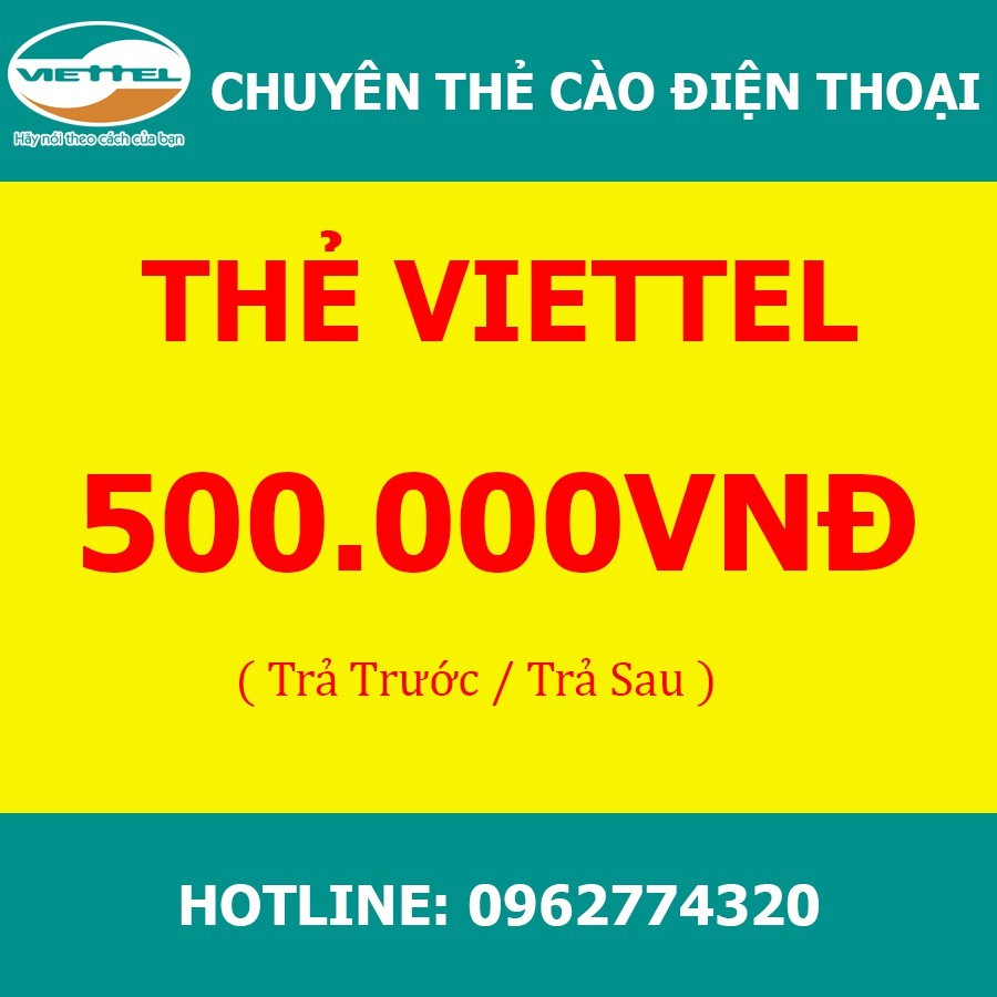 Thẻ Viettel 500k
