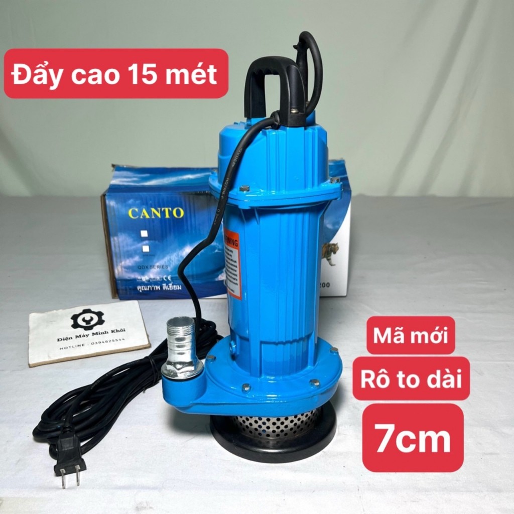 [SIÊU BỀN] Máy bơm nước chìm | Bơm tõm 370W 25 lít/ phút ( Cam kết lõi đồng 100%)