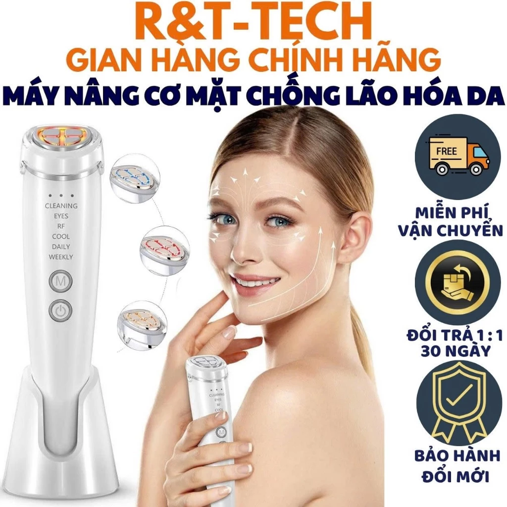 Máy nâng cơ mặt ENZO thương hiệu ITALIA 6 in 1 loại bỏ nếp nhăn,nâng cơ chống lão hóa,bảo hành 5 năm