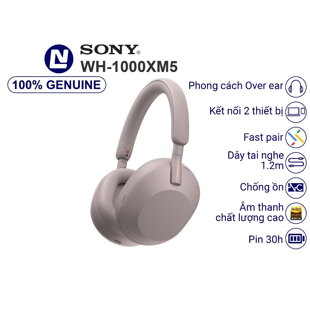 New Full Box Sony WH-1000XM5 Tai nghe không dây chống ồn