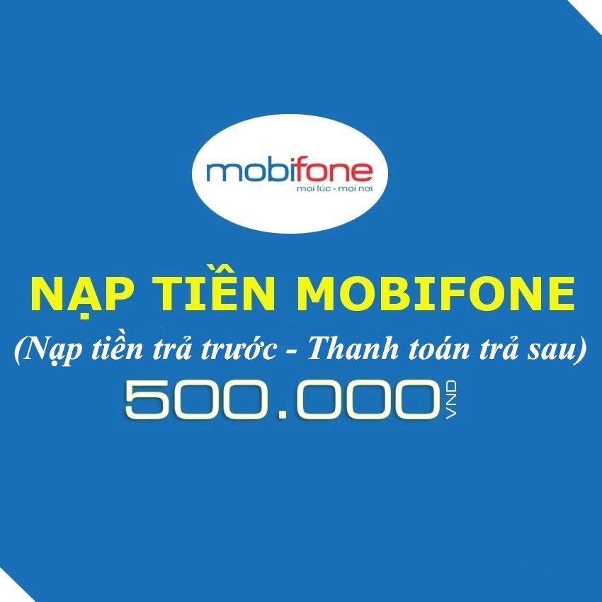 Thẻ Mobifone 500k