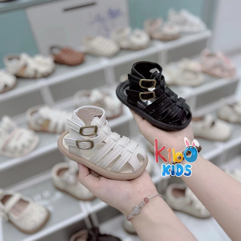 Giày Sandal da mềm phong cách Vintage Hàn Quốc SA2091