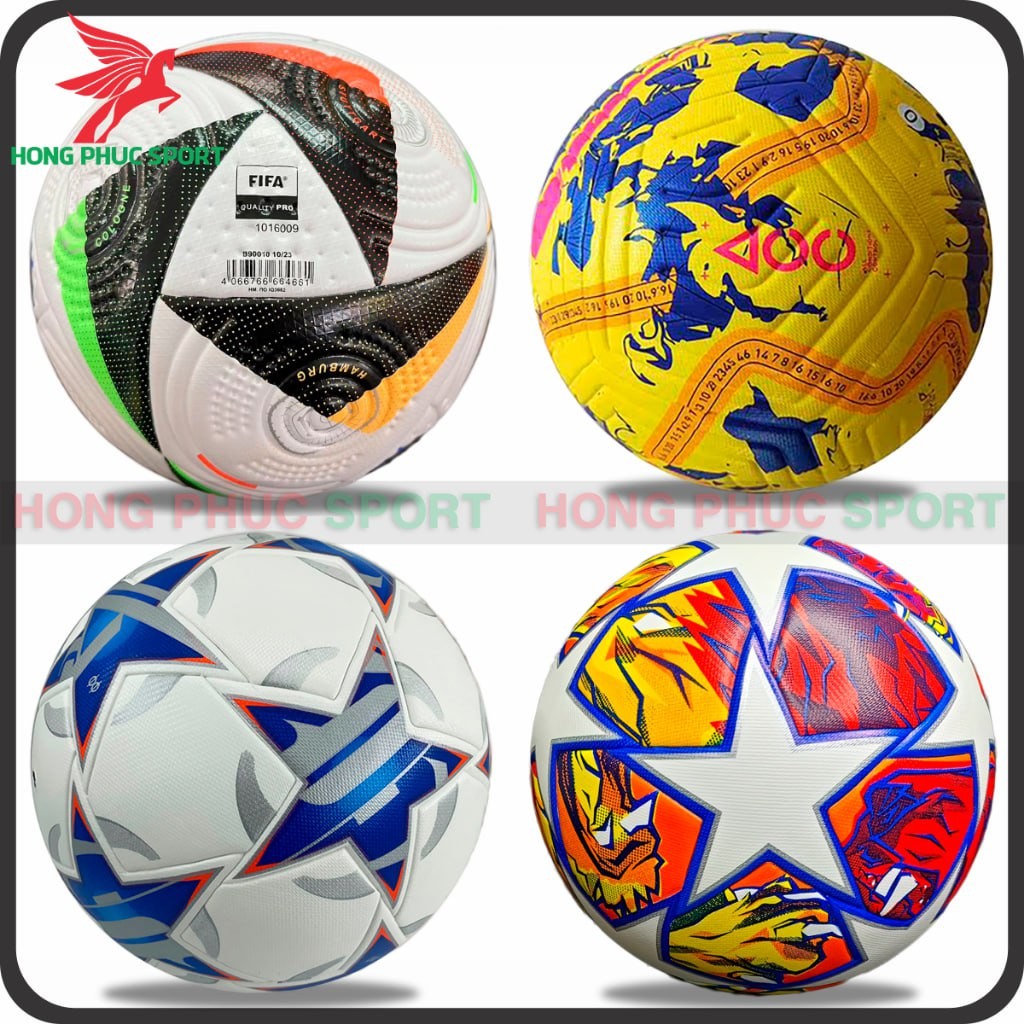 Quả Bóng Đá Da Cao Cấp Trẻ Em Người Lớn Thi Đấu Sân Cỏ Nhân Tạo & Tự Nhiên (Bóng đúc cao cấp loại 1)