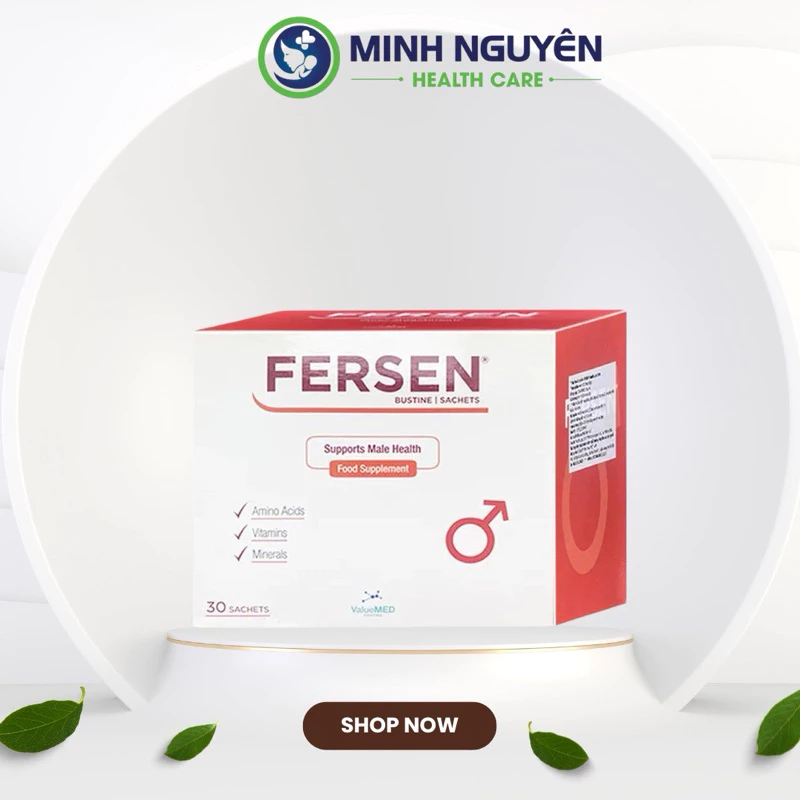 FERSEN MAB - hỗ trợ sức khoẻ nam giới, hỗ trợ Sinh Lý Nam, hỗ trợ Sức Đề Kháng (Hộp 30 Gói) [Chính Hãng
