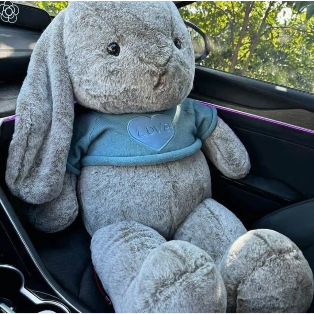 Thú Nhồi Bông, Gấu Bông Thỏ Tai Dài, Thỏ Bông JELLYCAT BUNNY Cao Cấp An Toàn Cho Bé, Size 100CM Không Tính Tai Thỏ.
