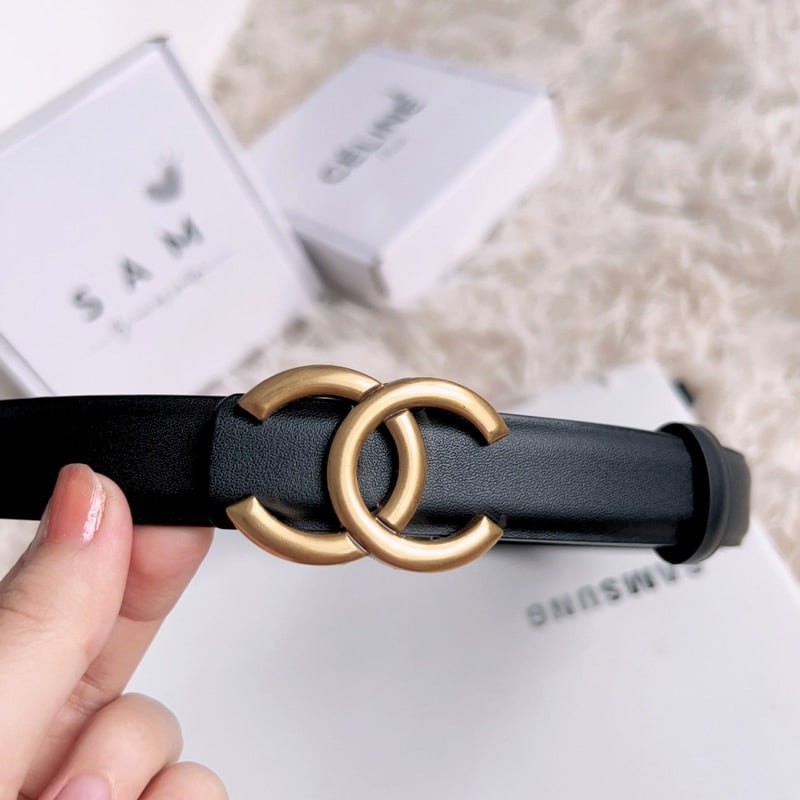 Dây thắt lưng nữ bản 2.5cm và 3.0cm cao cấp, dây nịt nữ hàng hiệu (ĐỒNG KIỂM)