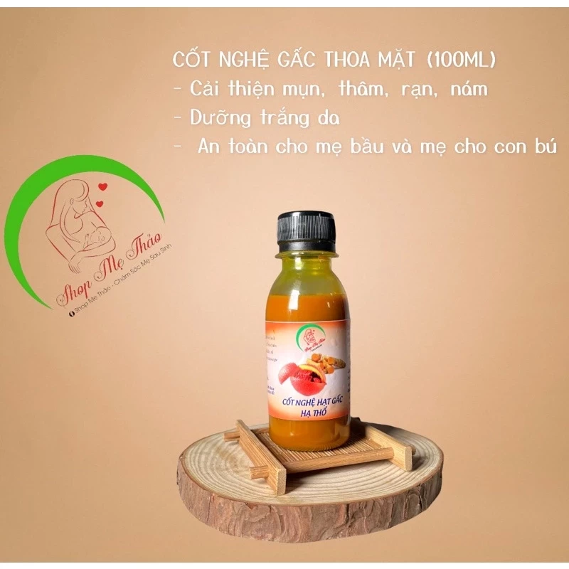 CỐT NGHỆ HẠT GẤC HẠ THỔ FACE 100ML
