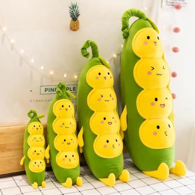 GẤU BÔNG , GỐI ÔM ĐẬU HÀ LAN Đáng Yêu ( vải nỉ nhung miniso mềm mịn )