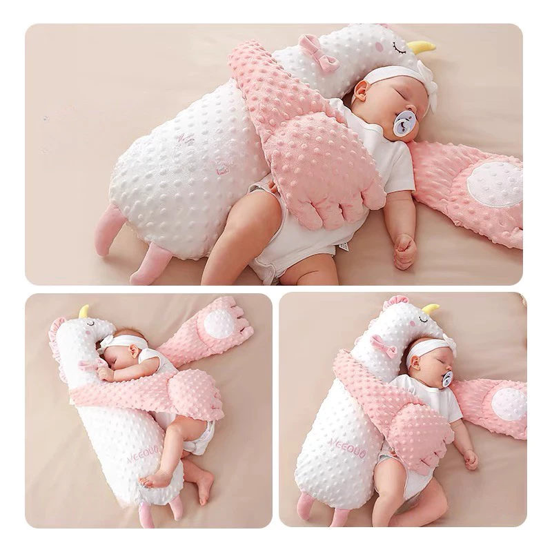 GỐI ÔM CHỐNG GIẬT MÌNH CHO BÉ SƠ SINH KHI NGỦ , GIÚP BÉ NGỦ NGON NGỦ SÂU GIẤC , CÓ CHẾ ĐỘ RU NGỦ