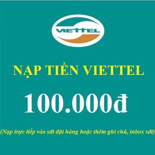 Thẻ Viettel 100k