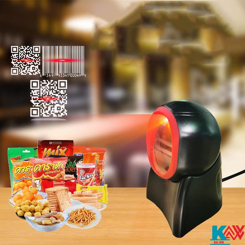 Máy quét mã vạch công nghệ KAW Công Nghệ Mới, đa năng, tiện lợi, quét tất cả các loại mã siêu nhanh bh 12 tháng