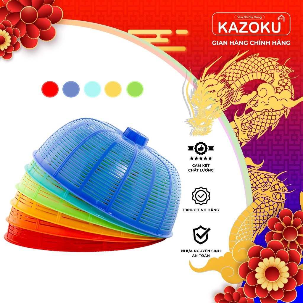 Lồng Bàn Nhựa Đậy Thức Ăn Mini Hông Phát - Vua Đồ Gia Dụng Kazoku