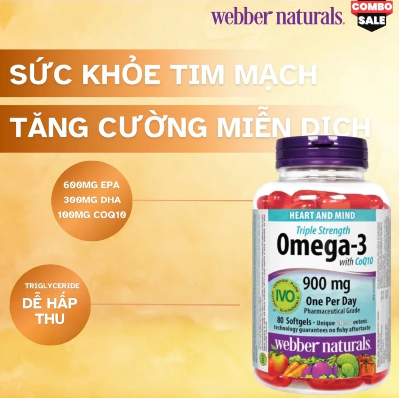 [SHOP MALL CHÍNH HÃNG] Omega 3 của Webber
