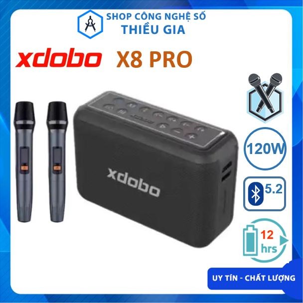 Loa Karaoke Bluetooth Y8 Tặng Kèm 2 Mic Không Dây- Có đèn Led Vũ trường. Âm thanh cực hay, nhỏ gọn. Bảo hành 3 tháng