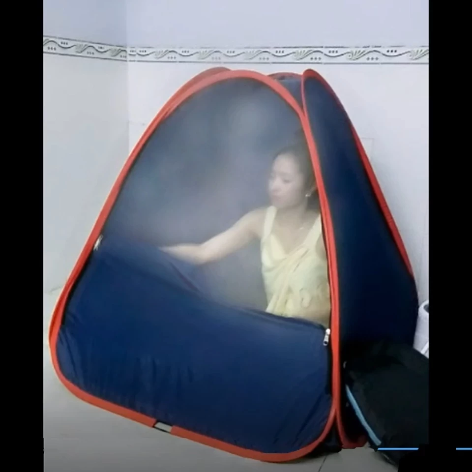 Lều xông hơi tự bung vải Dày cao cấp VIET SAUNA màu ngẫu nhiên