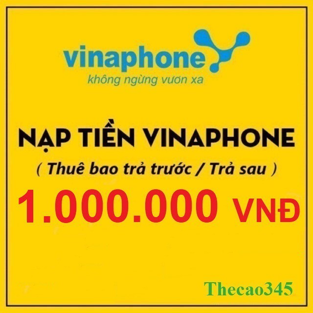 Thẻ Vinaphone 1.000.000đ