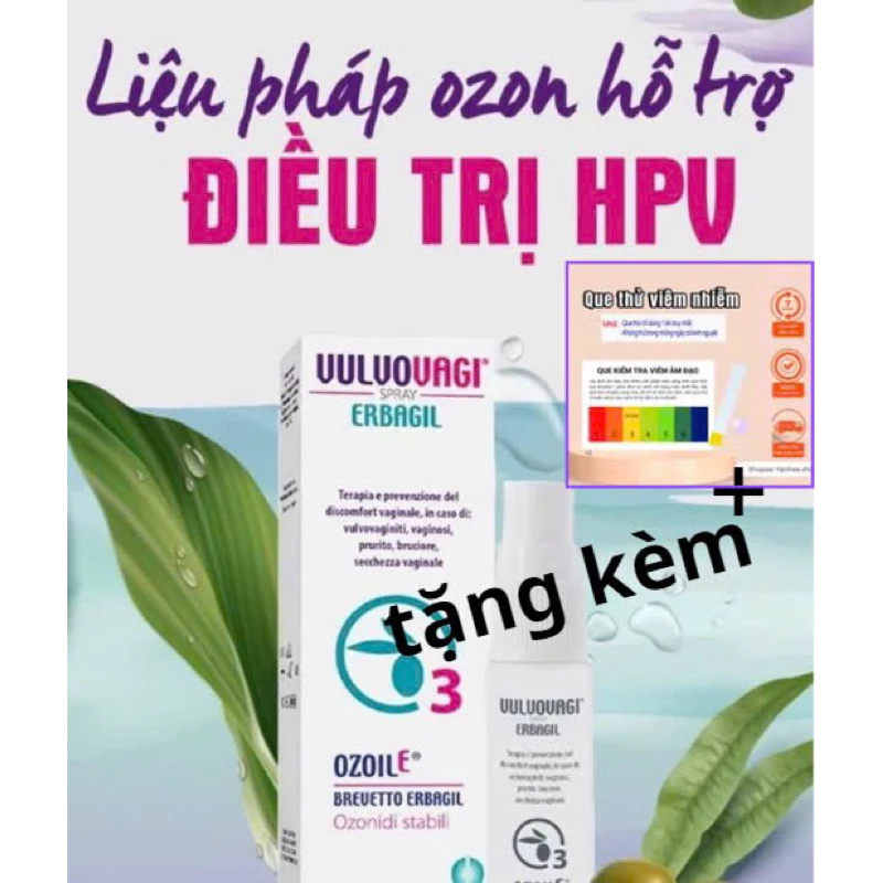 [CHÍNH HÃNG] Xịt VULVOVAGI Spray Erbagil hỗ trợ đào thải HPV an toàn cho mẹ bầu nhập khẩu chính hãng