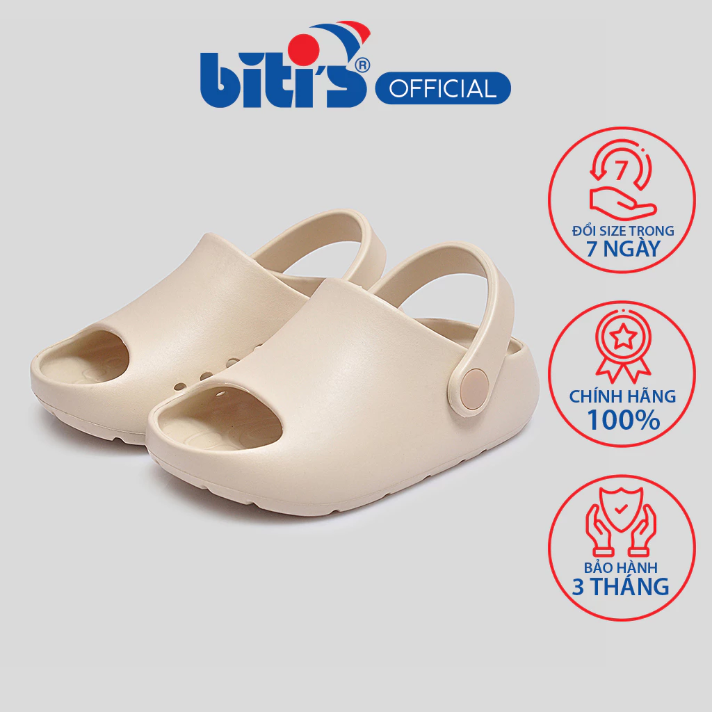 Dép Eva phun Bé gái Biti's BEG004700KEM (Kem)