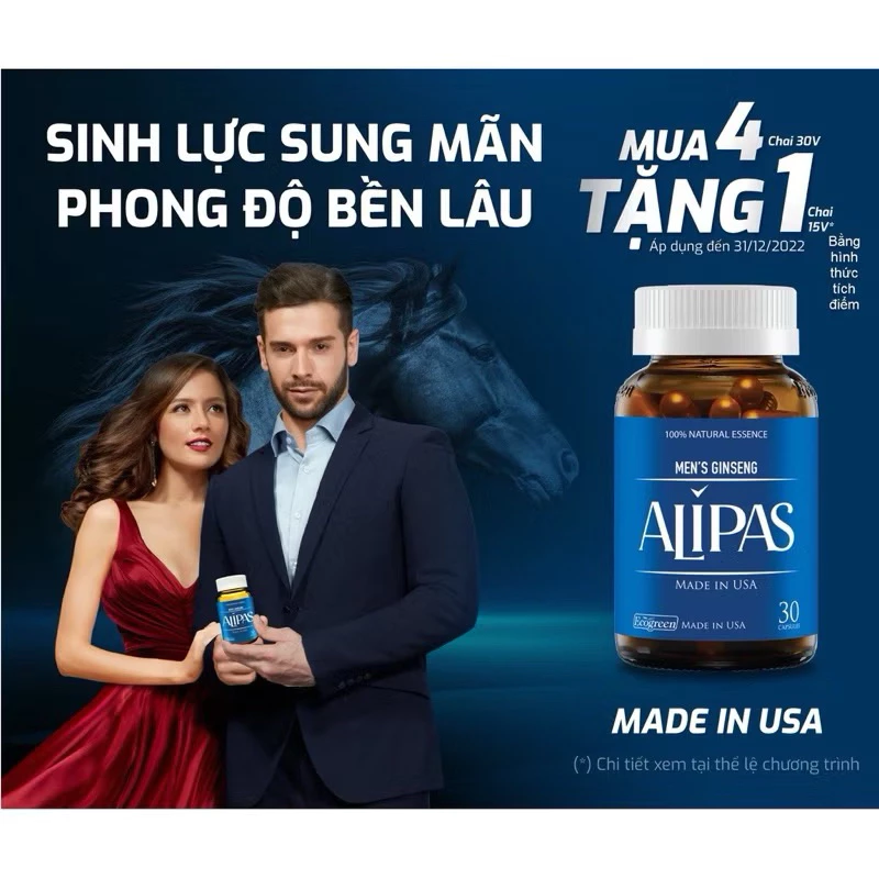 [Chính hãng] Sâm Alipas - tăng cường sinh lý nam