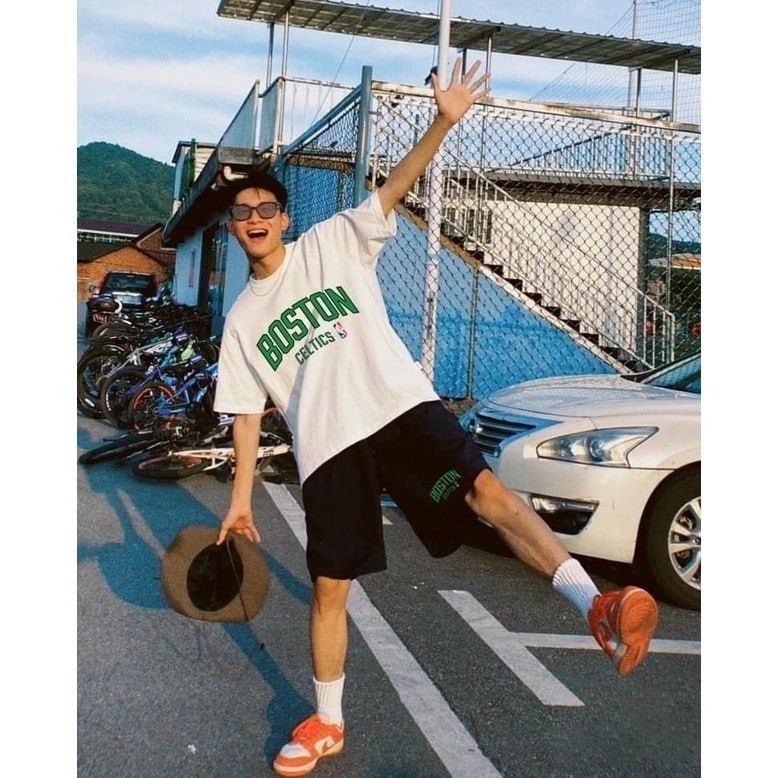 Bộ Quần Áo Thể Thao Mùa Hè Siêu Mát Mẻ Họa Tiết BOSTON Cực Đẹp