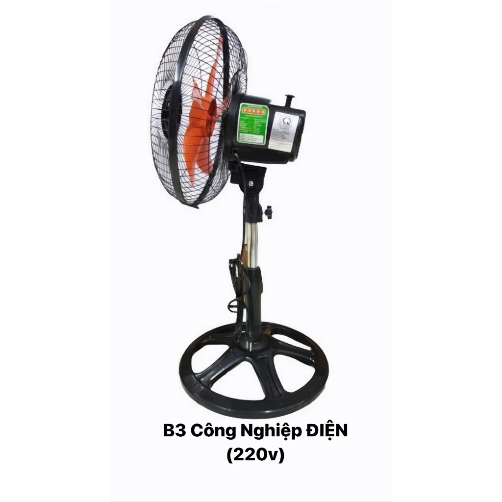 (ĐÓNG THÙNG CARTON) QUẠT ĐỨNG - QUẠT CÂY LỞ CÔNG NGHIỆP B3 5 CÁNH 220V LC75