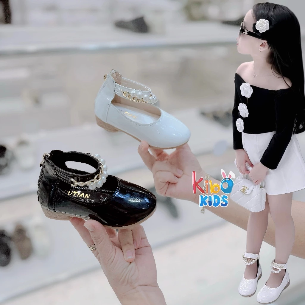 Giày Búp Bê Bé Gái - Giày Da Mềm Kiểu Dáng Đáng Yêu Cho Bé Gái 2-16 Tuổi BB2463