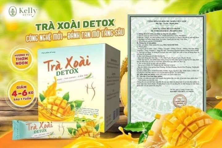 Trà xoài giảm cân