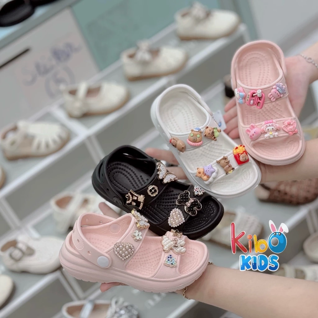 FORM TO) Sandal đi mưa cho bé - Dép quai ngang siêu nhẹ êm chân cho bé SA25116