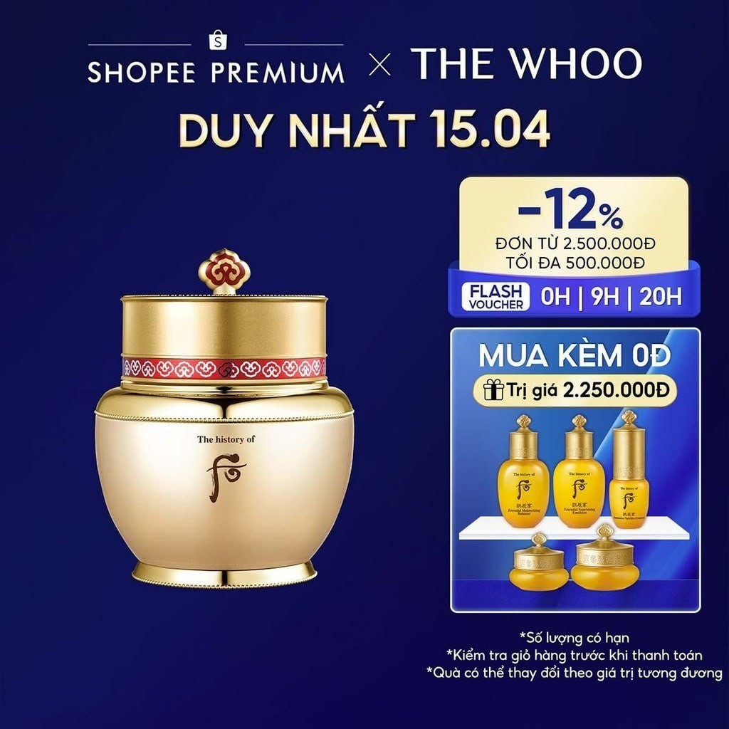 Kem dưỡng tự nhuận tái sinh da The history of Whoo Bichup Ja Yoon Cream 60ml