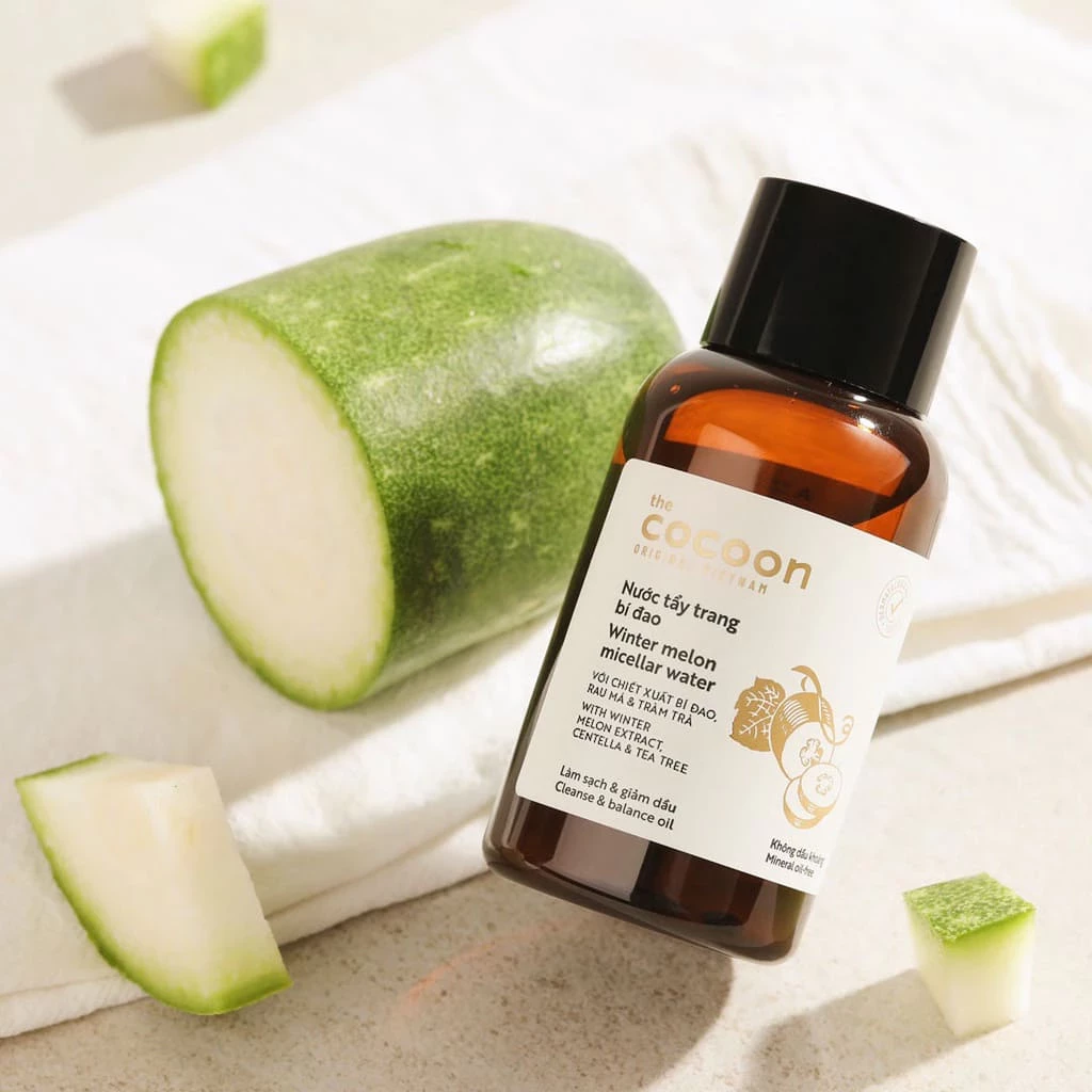 Nước tẩy trang bí đao Cocoon tẩy sạch makeup & giảm dầu 140ml