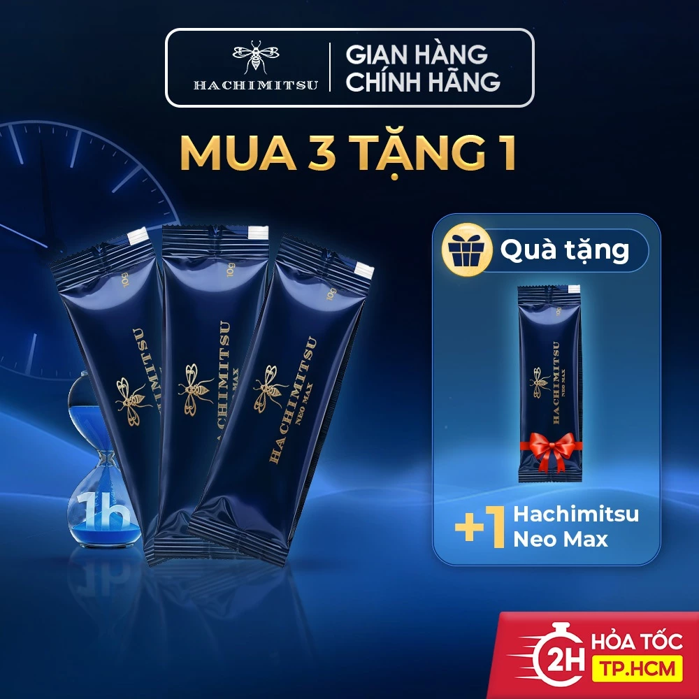 Tinh chất Hachimitsu bản cao cấp mua 3 gói tặng 1 gói, mua 5 gói tặng 2 gói