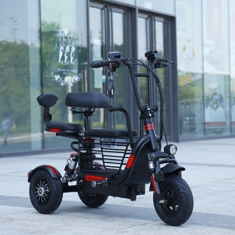 Xe điện ba bánh mini 10 inch gấp gọn eTrike ALD