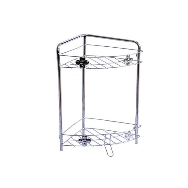 HÀNG CAO CẤP} Kệ góc inox 2 tầng