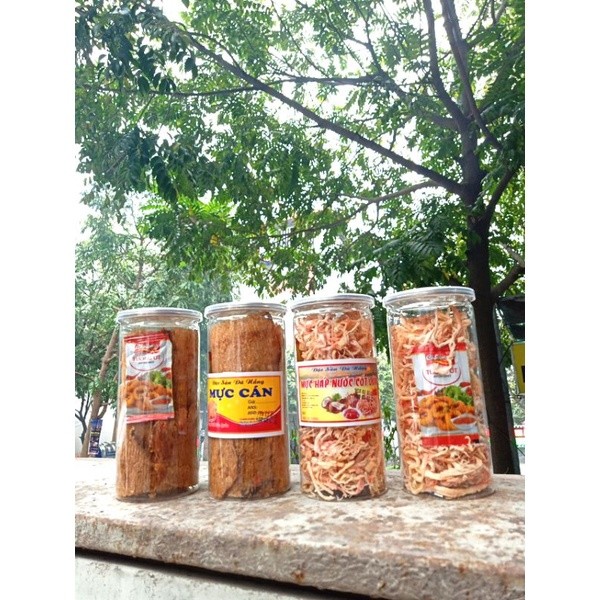 Mực Hấp nước Cốt Dừa 1 Siêu Ngon Kèm Tương Ớt | đóng lon hiện đại sang trọng