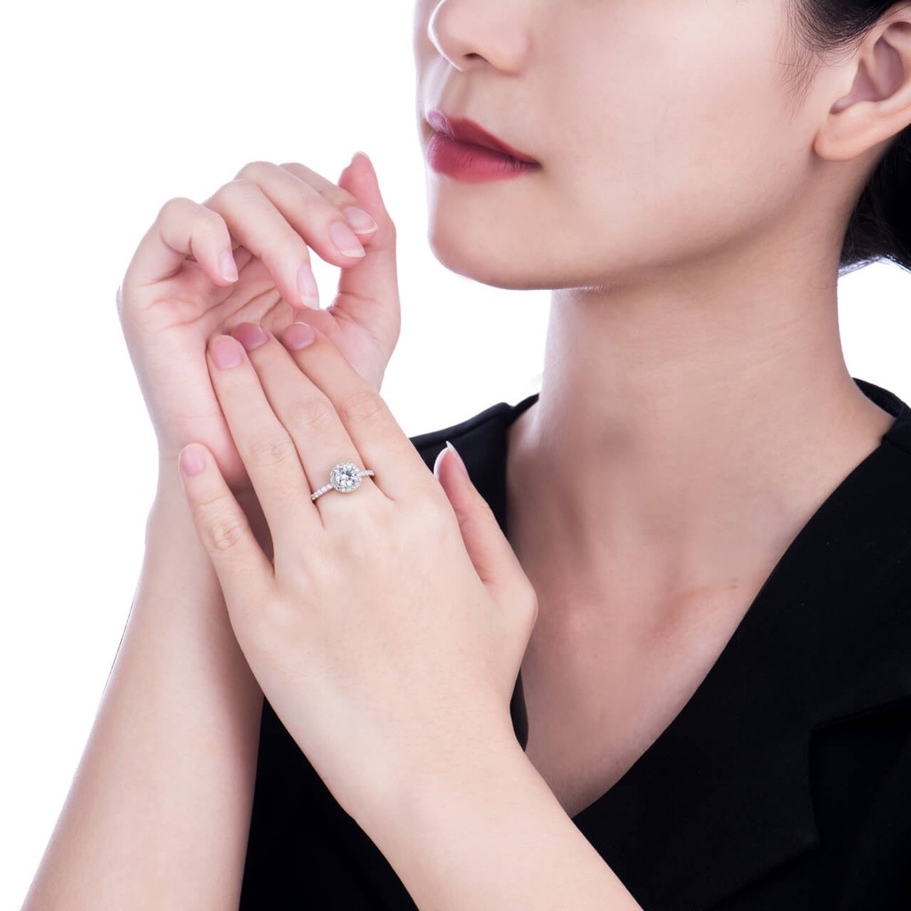 Nhẫn Bạc đính đá CZ PNJSilver