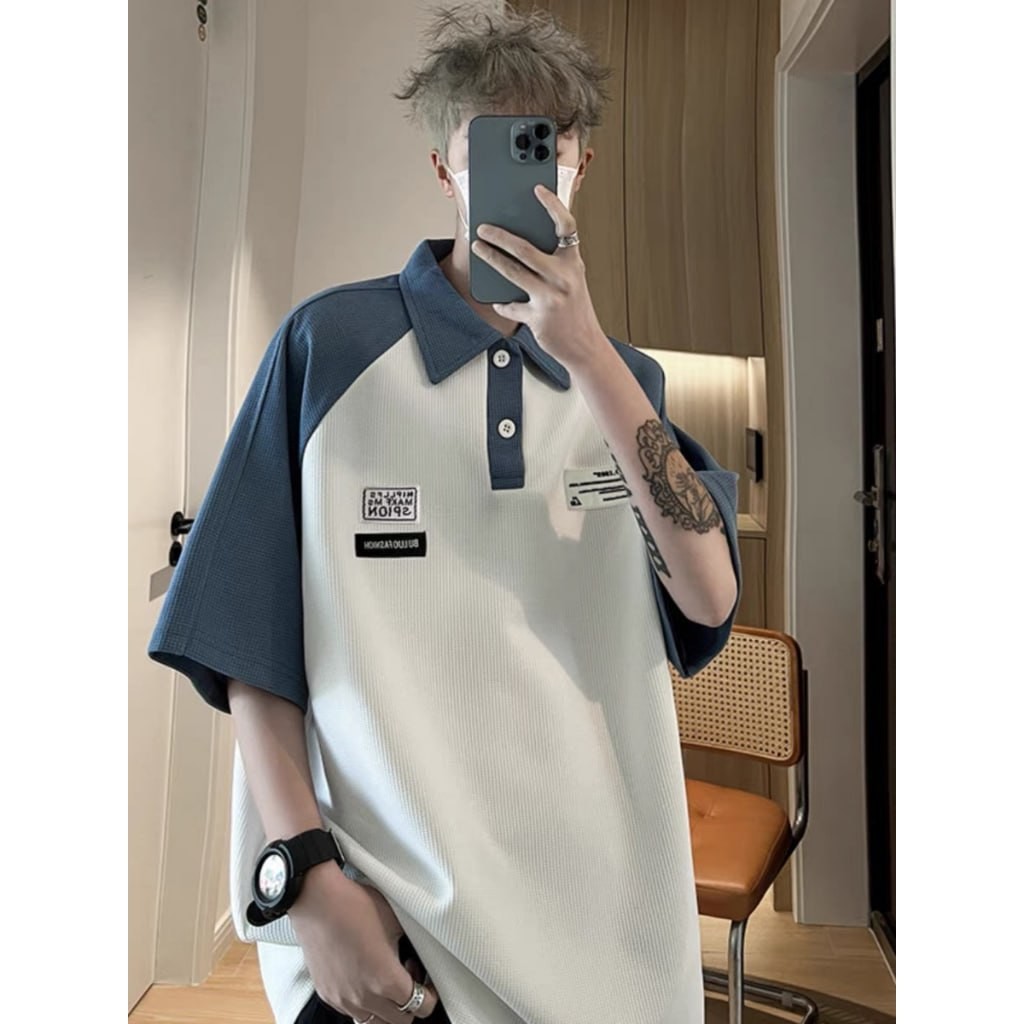 Áo Polo Phối cổ SPION Local Brand polo unisex nam nữ oversize - KNC 192