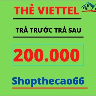 Thẻ Viettel 200k