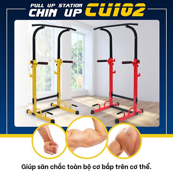 (ALL MODER) Xà đơn xà kép BG CHINNING DIPPING đa năng cao cấp