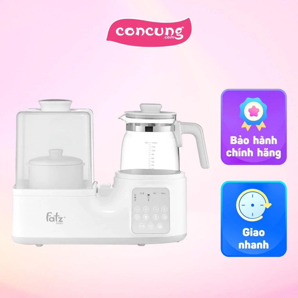 Máy đa năng điện tử FATZ Multimax 3 (tiệt trùng, sấy khô, giữ ấm, đun và hâm nước pha sữa)_ FB9322SJ