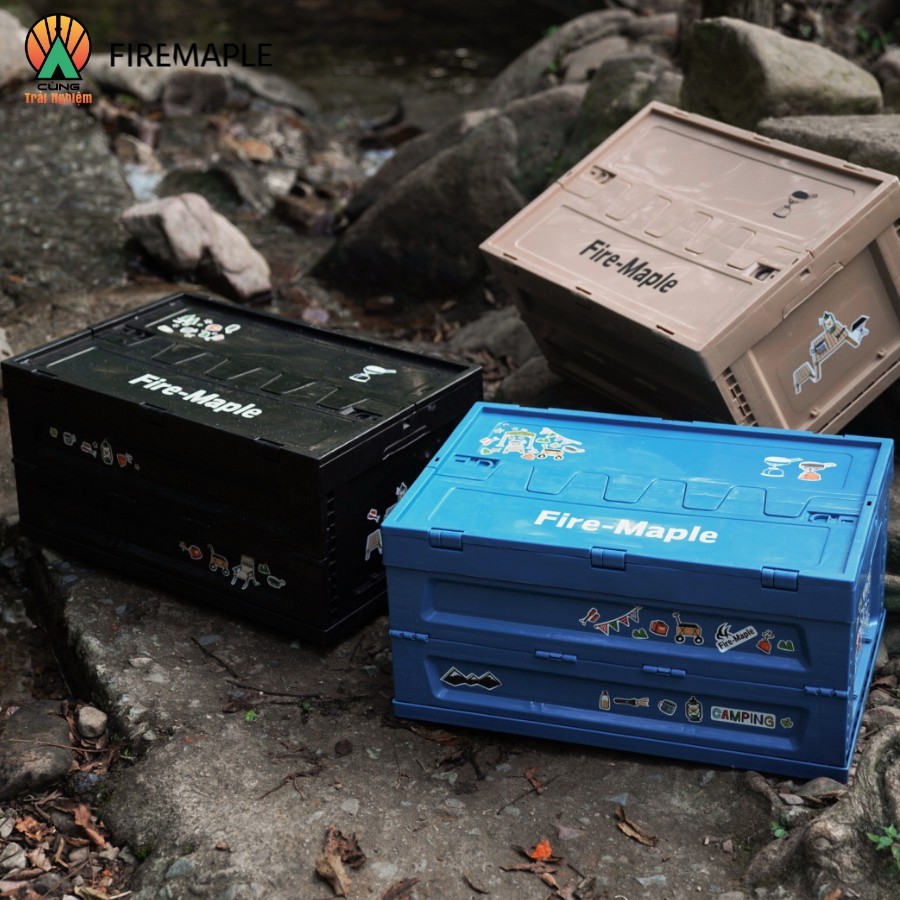 [CHÍNH HÃNG] Thùng Đựng Đồ Xếp Gọn 52L Fire Maple FOLDCON Gọn Nhẹ Chuyên Dụng Cho Du Lịch Và Dã Ngoại Cắm Trại