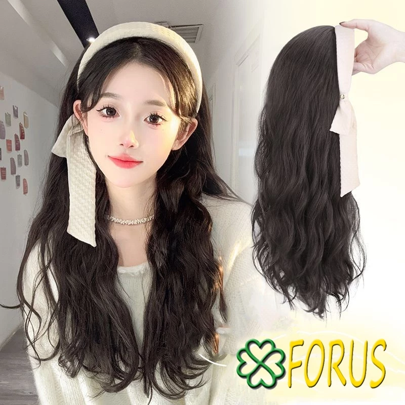 Tóc giả cài nửa đầu băng đô BN04 ?FREESHIP? bộ xược cài nửa đầu tóc giả nữ, kẹp nửa đầu tóc giả, băng đô tóc giả
